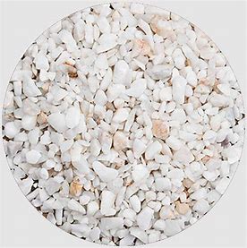 White Pebbles 8 mm Chips 500 gm